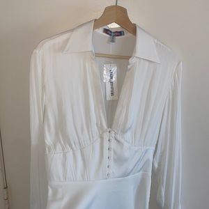 Urban outfitters satin corset dress